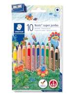 Farbstift Noris Club® super jumbo, 6 mm, Kartonetui mit 10 Farben