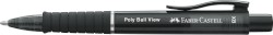 Kugelschreiber Poly Ball View, XB, schwarz