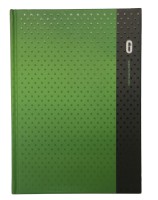 Notizbuch Diorama grün, DIN A5, liniert, Kladde mit: 80 Blatt