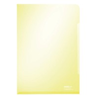 Sichthülle Super Premium, A4, PVC, dokumentenecht, gelb