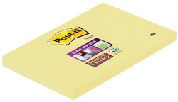 Haftnotiz Super Sticky Notes, 127 x 76 mm, gelb, 90 Blatt