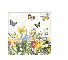 Serviette "Spring Bloomers" 33 x 33 cm 20er Packung