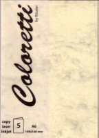 Coloretti Karten A6 Chamois Marmora im 5er Pack zum Selbstgestalten