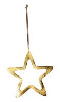 Sternsilhouette gold 15x15 cm